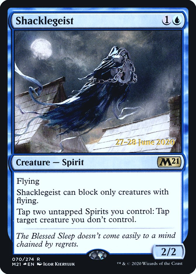 Shacklegeist  [Core Set 2021 Prerelease Promos] | Rook's Games and More