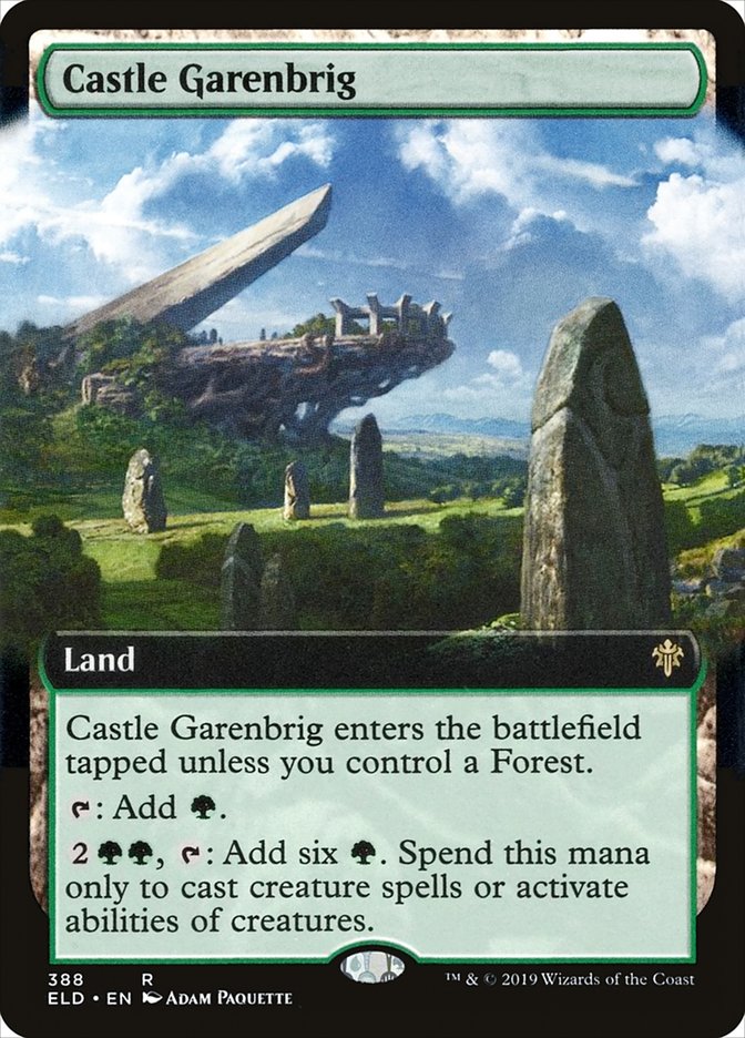 Castle Garenbrig (Extended Art) [Throne of Eldraine] | Rook's Games and More
