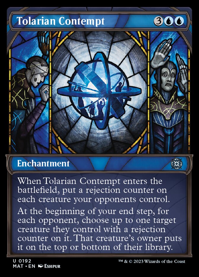Tolarian Contempt (Showcase Halo Foil) [March of the Machine: The Aftermath] | Rook's Games and More