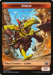 Goblin // Giant Teddy Bear Double-sided Token [Unsanctioned Tokens] | Rook's Games and More