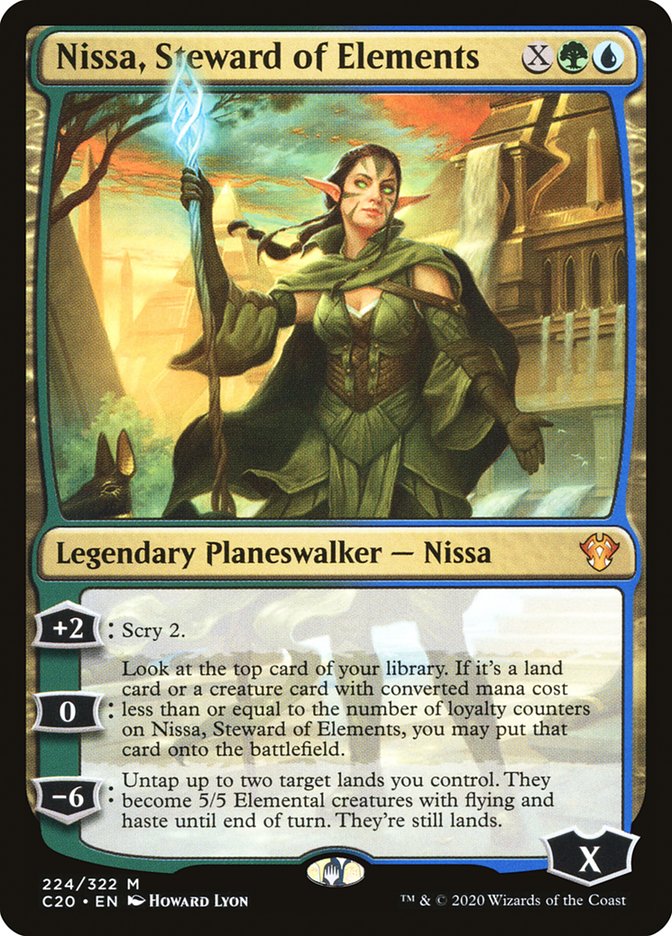 Nissa, Steward of Elements [Commander 2020] | Rook's Games and More