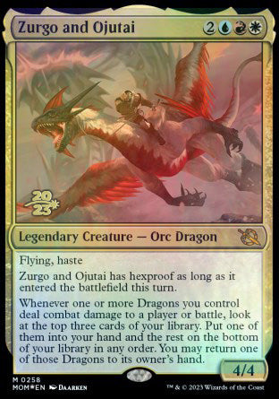 Zurgo and Ojutai [March of the Machine Prerelease Promos] | Rook's Games and More