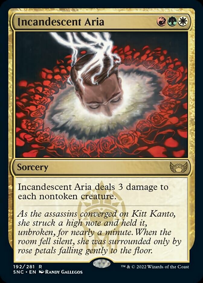Incandescent Aria [Streets of New Capenna] | Rook's Games and More
