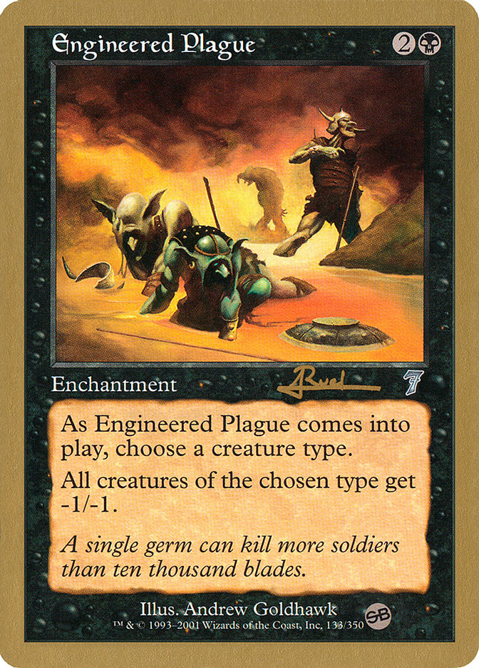 Engineered Plague (Antoine Ruel) (SB) [World Championship Decks 2001] | Rook's Games and More