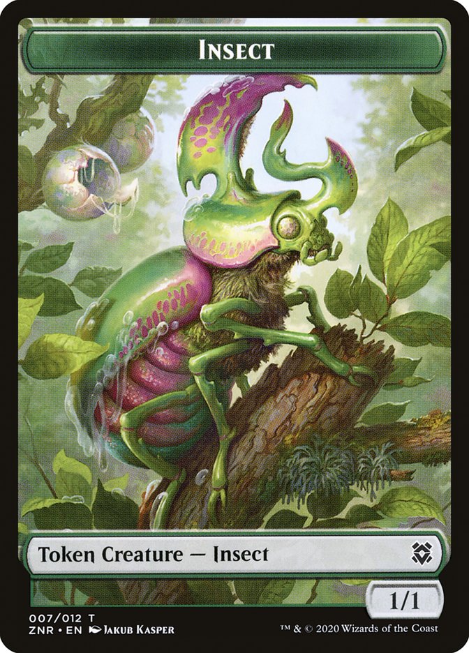 Insect Token [Zendikar Rising] | Rook's Games and More