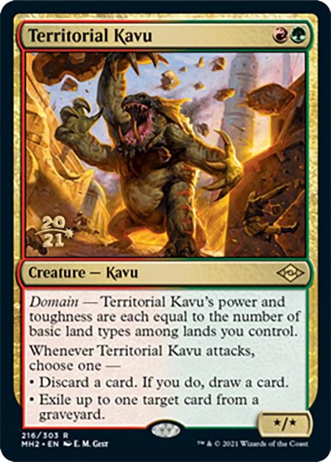 Territorial Kavu [Modern Horizons 2 Prerelease Promos] | Rook's Games and More