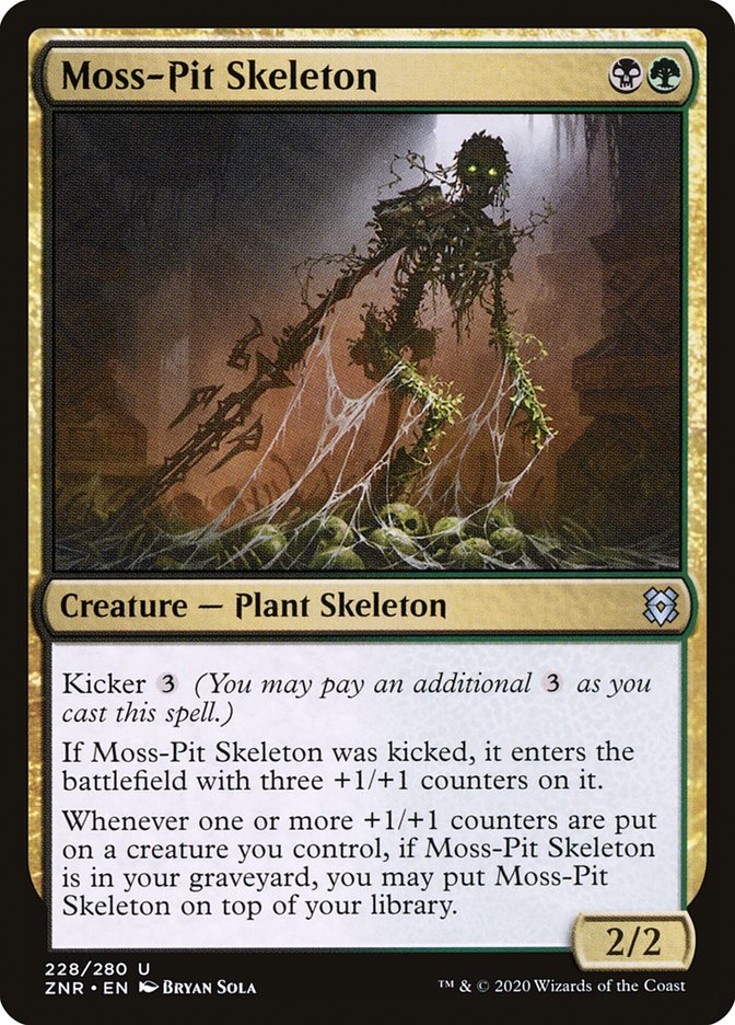 Moss-Pit Skeleton [Zendikar Rising] | Rook's Games and More