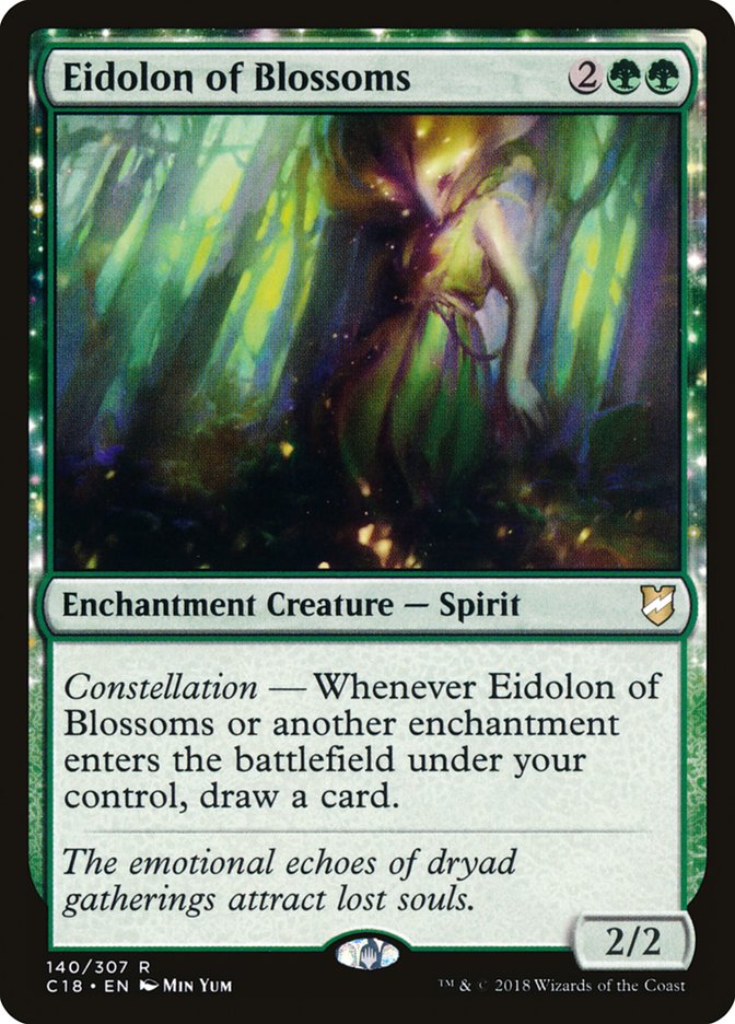 Eidolon of Blossoms [Commander 2018] | Rook's Games and More