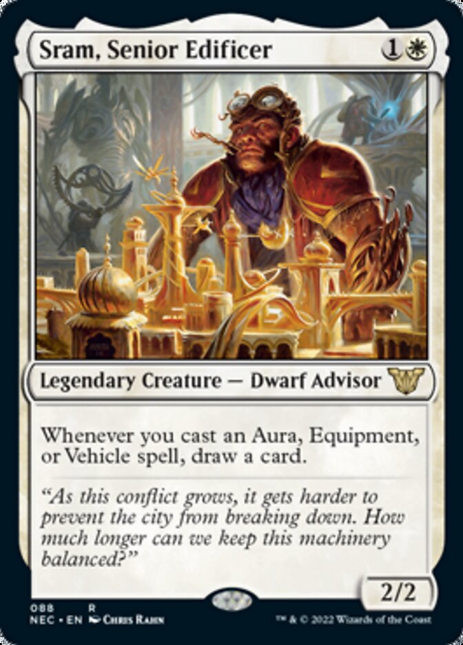 Sram, Senior Edificer [Kamigawa: Neon Dynasty Commander] | Rook's Games and More