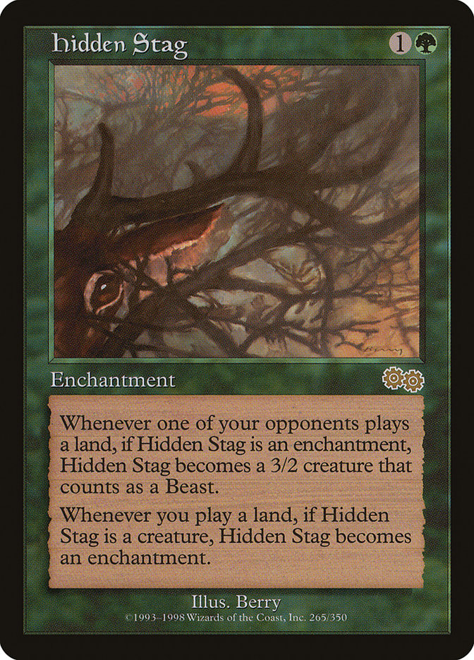 Hidden Stag [Urza's Saga] | Rook's Games and More