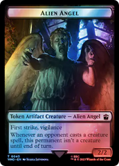Alien Angel // Alien Salamander Double-Sided Token (Surge Foil) [Doctor Who Tokens] | Rook's Games and More