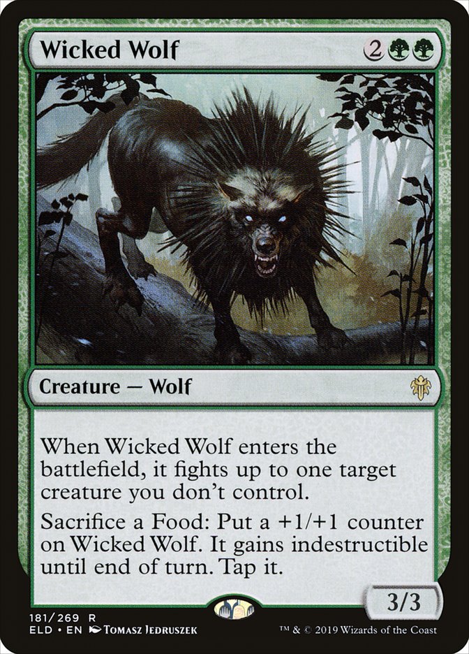 Wicked Wolf [Throne of Eldraine] | Rook's Games and More