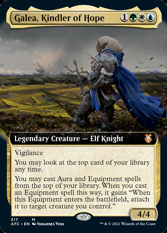 Galea, Kindler of Hope (Extended) [Dungeons & Dragons: Adventures in the Forgotten Realms Commander] | Rook's Games and More