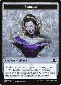 Emblem - Liliana, the Last Hope [Eldritch Moon Tokens] | Rook's Games and More