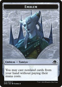 Emblem - Tamiyo, Field Researcher [Eldritch Moon Tokens] | Rook's Games and More