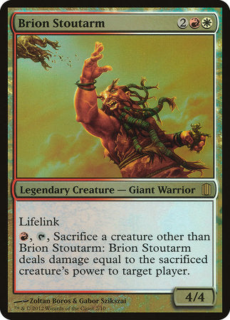 Brion Stoutarm (Commander's Arsenal) [Commander's Arsenal Oversized] | Rook's Games and More