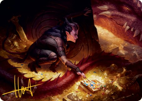 Hoard Robber Art Card (Gold-Stamped Signature) [Dungeons & Dragons: Adventures in the Forgotten Realms Art Series] | Rook's Games and More