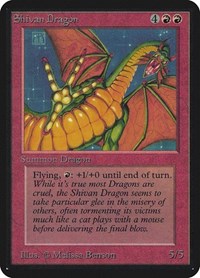 Shivan Dragon [Limited Edition Alpha] | Rook's Games and More