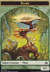 Plant // Ooze Double-sided Token [Planechase Anthology Tokens]