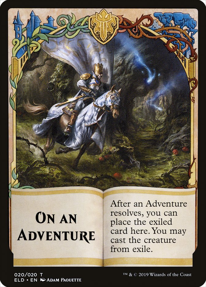 On an Adventure [Throne of Eldraine Tokens] | Rook's Games and More