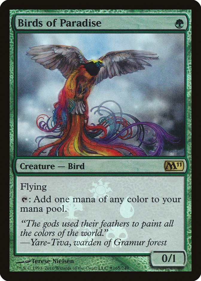 Birds of Paradise (Buy-A-Box) [Magic 2011 Promos] | Rook's Games and More