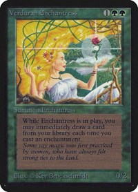 Verduran Enchantress [Limited Edition Alpha] | Rook's Games and More