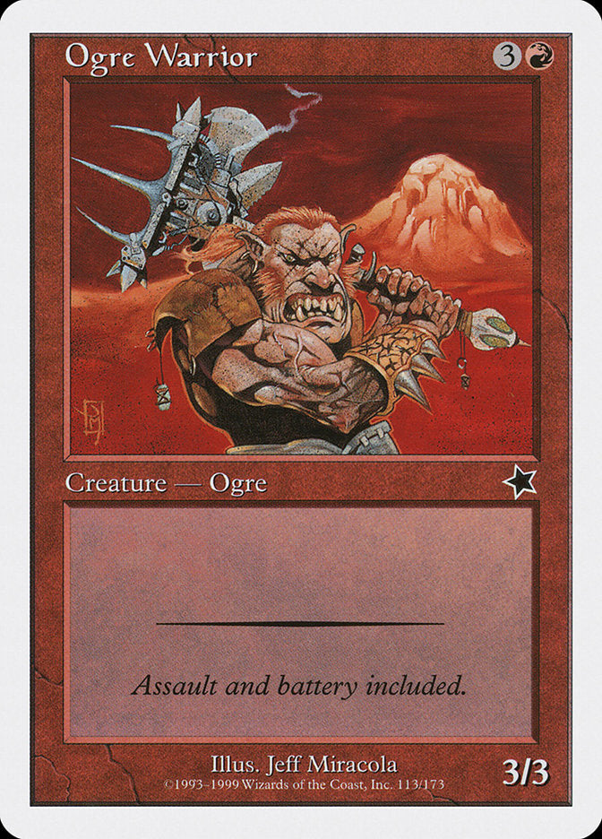 Ogre Warrior [Starter 1999] | Rook's Games and More