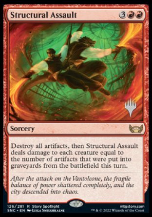 Structural Assault (Promo Pack) [Streets of New Capenna Promos] | Rook's Games and More