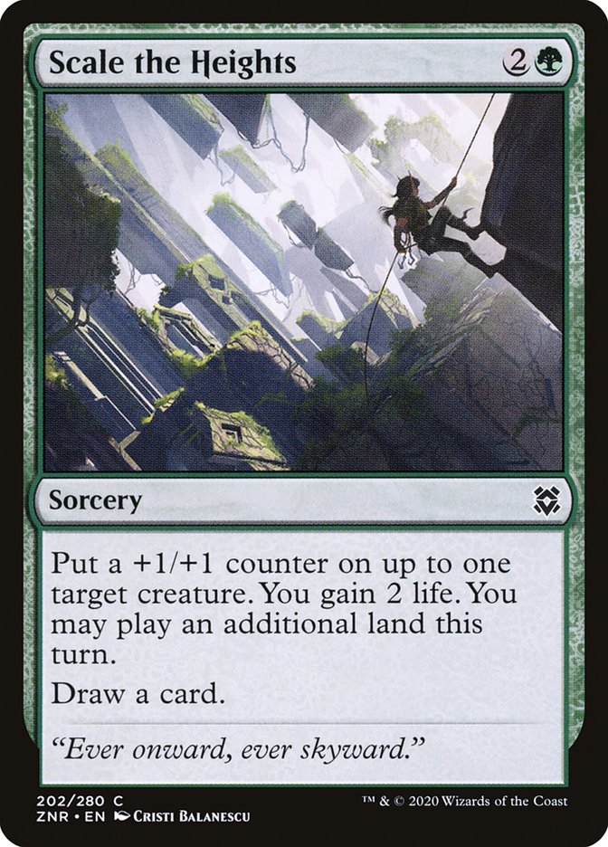 Scale the Heights [Zendikar Rising] | Rook's Games and More