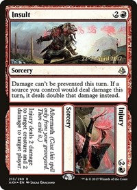 Insult // Injury [Amonkhet Promos] | Rook's Games and More