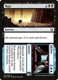 Rags // Riches [Amonkhet Promos] | Rook's Games and More