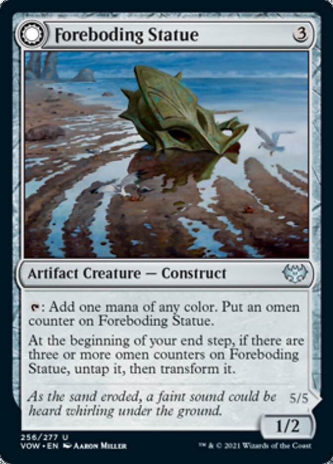 Foreboding Statue // Forsaken Thresher [Innistrad: Crimson Vow] | Rook's Games and More