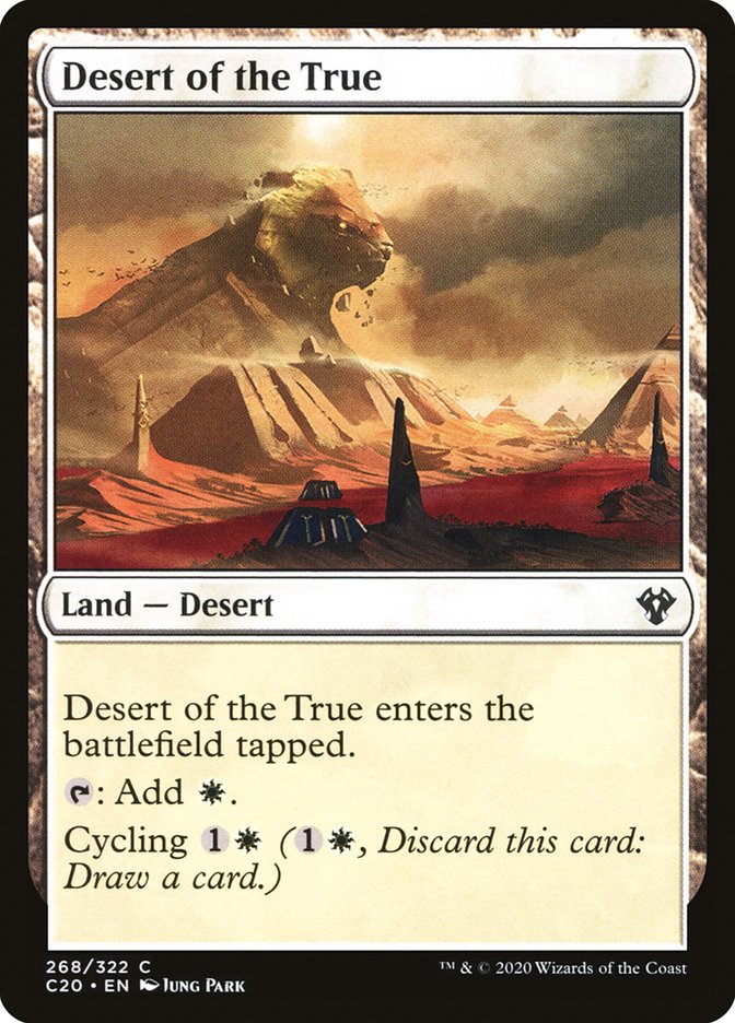 Desert of the True [Commander 2020] | Rook's Games and More
