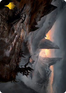 Haunted Ridge Art Card (Gold-Stamped Signature) [Innistrad: Midnight Hunt Art Series] | Rook's Games and More