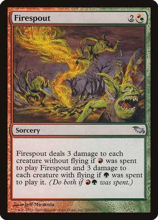 Firespout [Shadowmoor] | Rook's Games and More