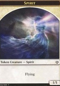 Spirit // Soldier Double-sided Token [Archenemy: Nicol Bolas Tokens] | Rook's Games and More