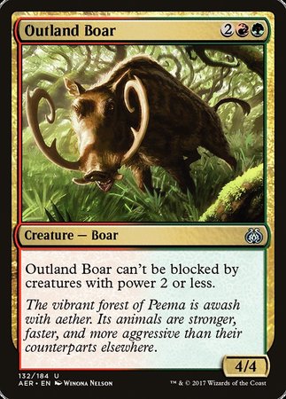 Outland Boar [Aether Revolt] | Rook's Games and More