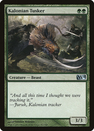 Kalonian Tusker [Magic 2014] | Rook's Games and More