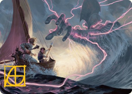 Hall of Storm Giants Art Card (Gold-Stamped Signature) [Dungeons & Dragons: Adventures in the Forgotten Realms Art Series] | Rook's Games and More