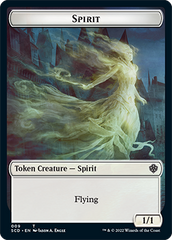 Bird // Spirit Double-Sided Token [Starter Commander Decks] | Rook's Games and More