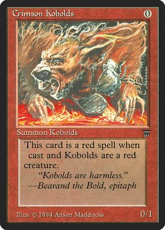 Crimson Kobolds [Legends] | Rook's Games and More