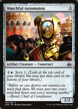 Watchful Automaton [Aether Revolt] | Rook's Games and More