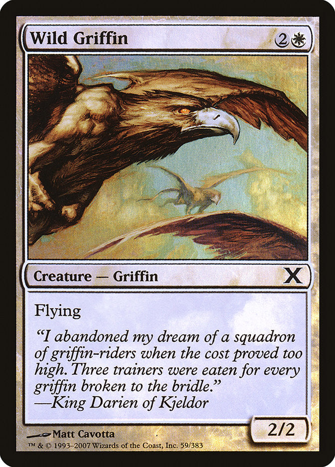 Wild Griffin (Premium Foil) [Tenth Edition] | Rook's Games and More