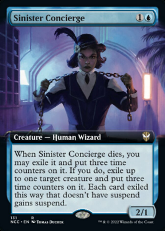Sinister Concierge (Extended Art) [Streets of New Capenna Commander] | Rook's Games and More