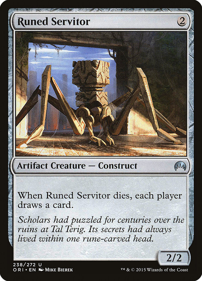 Runed Servitor [Magic Origins] | Rook's Games and More