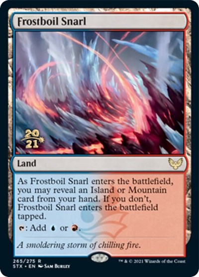 Frostboil Snarl [Strixhaven: School of Mages Prerelease Promos] | Rook's Games and More
