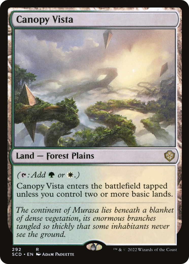 Canopy Vista [Starter Commander Decks] | Rook's Games and More