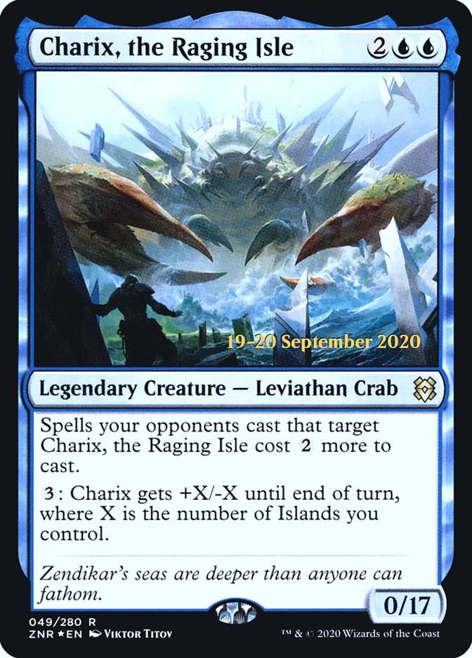 Charix, the Raging Isle  [Zendikar Rising Prerelease Promos] | Rook's Games and More