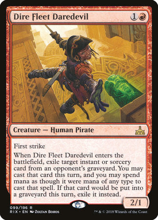 Dire Fleet Daredevil [Rivals of Ixalan] | Rook's Games and More