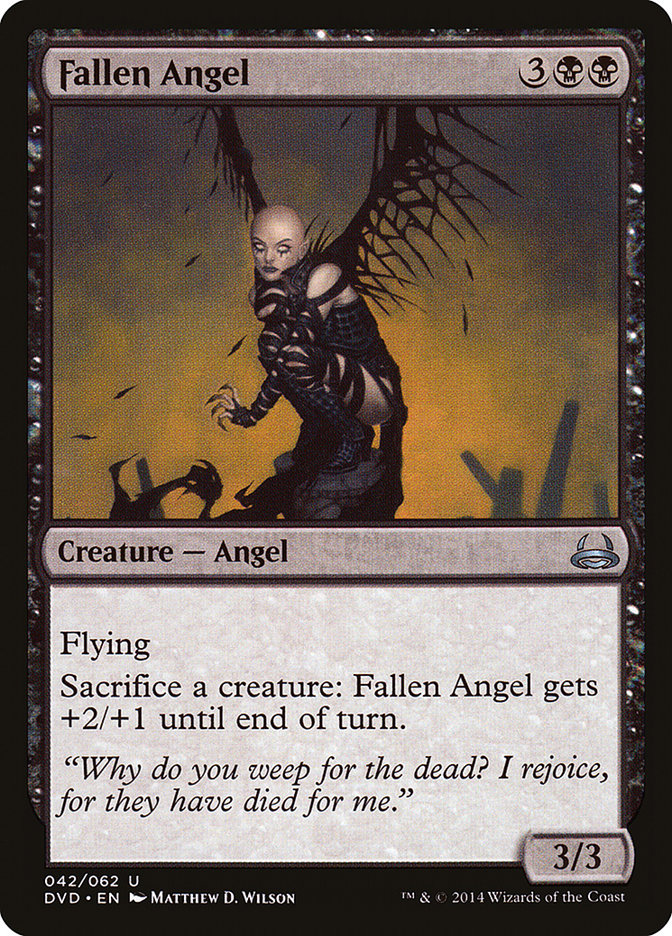 Fallen Angel (Divine vs. Demonic) [Duel Decks Anthology] | Rook's Games and More